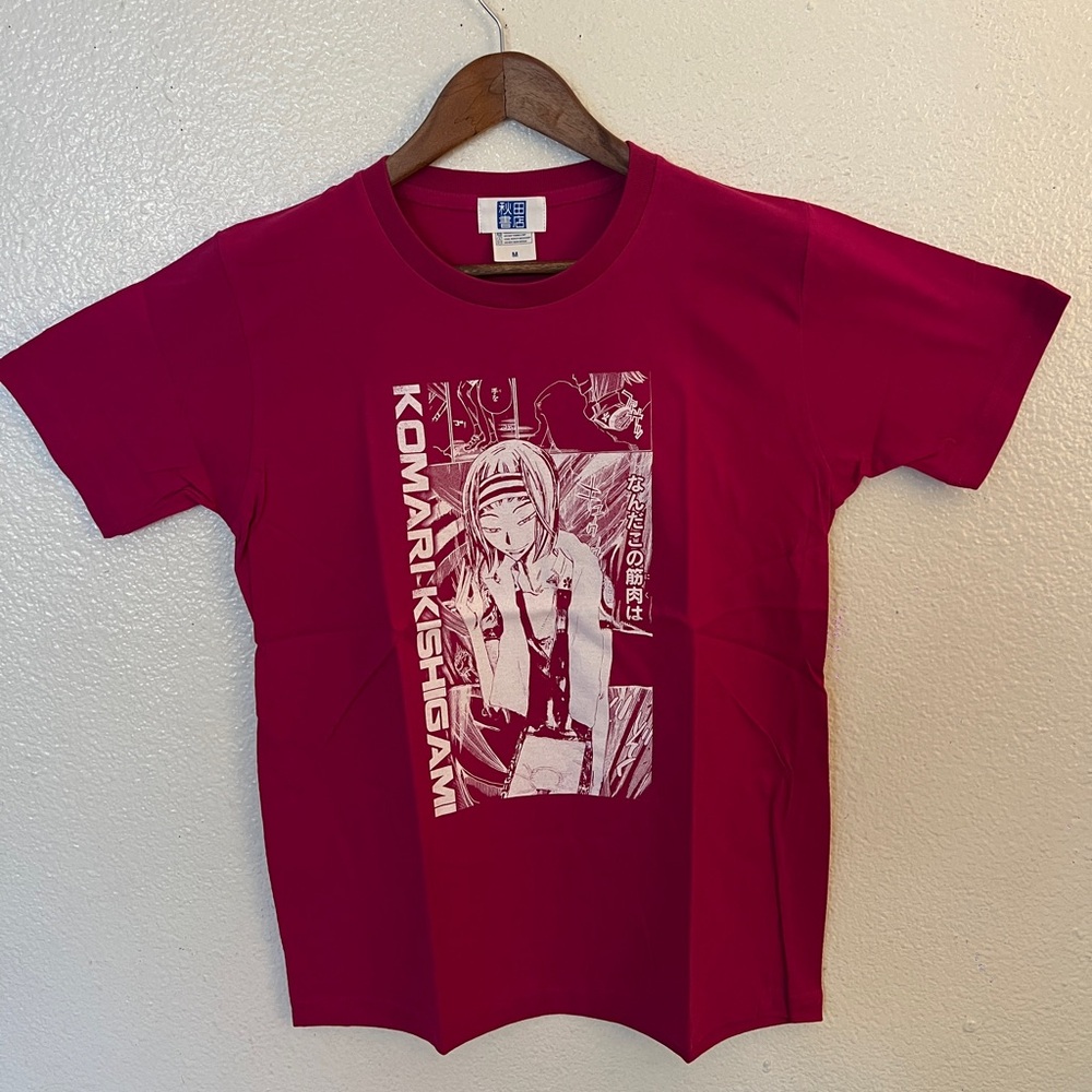 Clothing Kuchikami-Komari Impact T-Shirt Purple M Size "YOWAMUSHI PEDAL" Animega